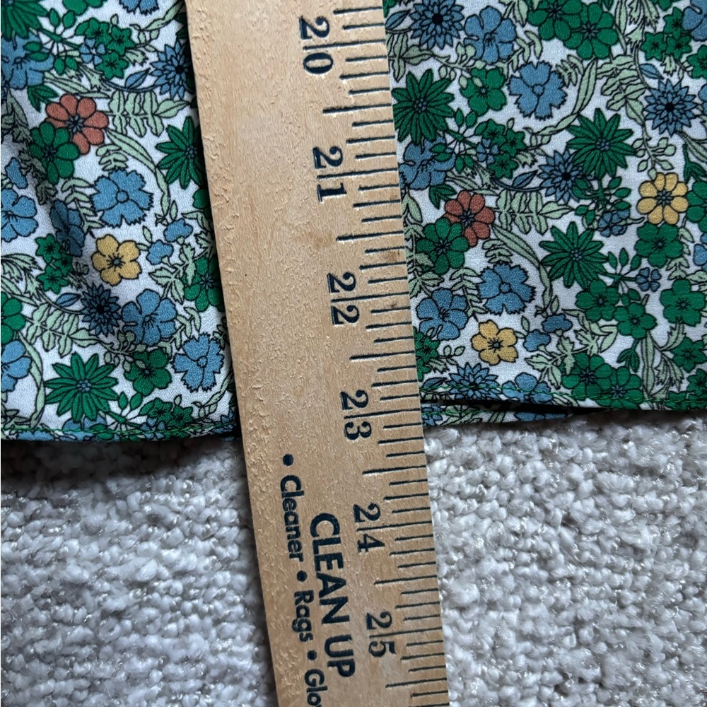 Max studio Floral Ruffle Blouse small - Picture 9 of 10